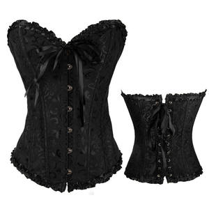 All'ingrosso Sexy <span class=keywords><strong>corsetto</strong></span> Steampunk <span class=keywords><strong>per</strong></span> le donne Overbust Off spalla Costume Bustier Crop donna - Product Image 3
