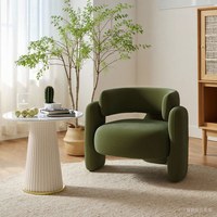 Canapé simple crème et table basse, ensemble en PU doublé polaire, aucun assemblage requis, idéal pour balcon, salon de beauté, espace de repos