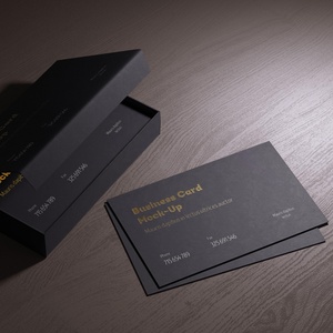 사용자 정의 프리미엄 명함 호일 악센트 양각 광택 제기 호일 코튼 진주 소프트 터치 - Product Image 6