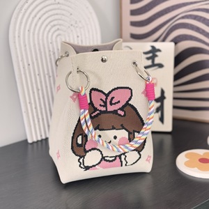 Bolso de punto para mujer, bolso de mano con diseño de dibujos animados, bolso para el día a día - Product Image 3