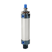 Corps principal d'actionneur pneumatique cylindrique rond mini en alliage d'aluminium MAL avec installation facile en provenance de Chine