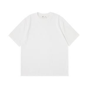 Cuello redondo de algodón peinado de alta densidad para hombre 40s manga corta verano diseño <span class=keywords><strong>en</strong></span> blanco - Product Image 6