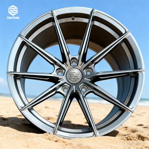 Nouvelles jantes en alliage à rayons multiples finition bronze de 18 à 20 pouces pour Tesla pour jantes de voiture PCD 5X112/5X114.3 - Product Image 1