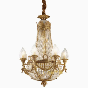 <span class=keywords><strong>Lampadario</strong></span> a sospensione per bancone bar con fontana a goccia, nappe di cristallo, cupola e faretto rotante ad acqua per tavolo da pranzo - Product Image 4