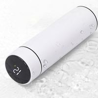 Bouteille d'eau intelligente personnalisée avec logo, thermos, gobelet isotherme numérique avec affichage LED de la température, flacons sous vide avec logo, échantillons gratuits