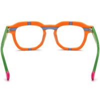 Monture de lunettes Borregls en acétate mat pour femme, lunettes de vue multicolores de haute qualité, style rétro carré, lunettes optiques homme 19363