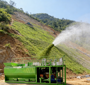 Machine d'hydrosemeur pour la végétalisation des pentes, équipement de pulvérisation de graines d'herbe, hydrosemeur à vendre, hydrosemeur pour la végétalisation du mantillo - Product Image 1