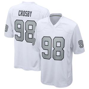 Jersey Sepak Bola Amerika Berkualitas Tinggi untuk Pria dari Las Vegas untuk Pakaian Olahraga dengan Logo Bordir dan Jahitan yang Dapat Disesuaikan - Product Image 2