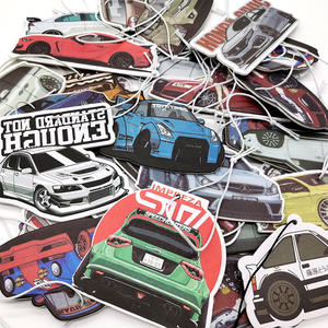 Offre Spéciale <span class=keywords><strong>2023</strong></span> Nouveau Désodorisant de Voiture Suspendu Anime à <span class=keywords><strong>Parfum</strong></span> Longue Durée, Désodorisant de Voiture Solide en Papier Personnalisé, Cadeaux Promotionnels - Product Image 5