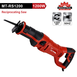 Reciprozaag Industriële Kwaliteit 220-240V 50Hz 1200W Geen Laadsnelheid 0-2800Rpm Slaglengte 30Mm Maximale Snijcapaciteit Metaalzaag - Product Image 2