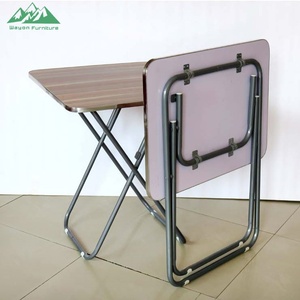 Wayon Heavy Duty <strong>Foldable</strong> Square <strong>Table</strong> Portable Dining <strong>Desk</strong> with Safety Round Corner for Home Business - Product Image 3