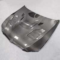 Capot avant en fibre de carbone humide style GT4 personnalisé pour BMW E92 E93 M3 2007-2012, pièces de capot moteur en fibre de carbone