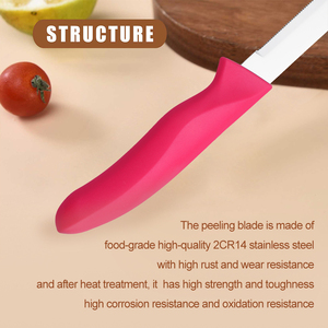 Best Selling <strong>5PCS</strong> Paring <strong>Knife</strong> <strong>Set</strong> for Kitchen - Sharp Small Fruit Vegetable Peeling Tools with Non-Slip Handle Wholesale - Product Image 4