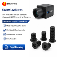 Sekrup Modul Optik Kustom 7075, Sekrup Torx Hex Socket Countersunk Ultra Rendah, Produsen Sekrup untuk Kamera USB3 Kompak