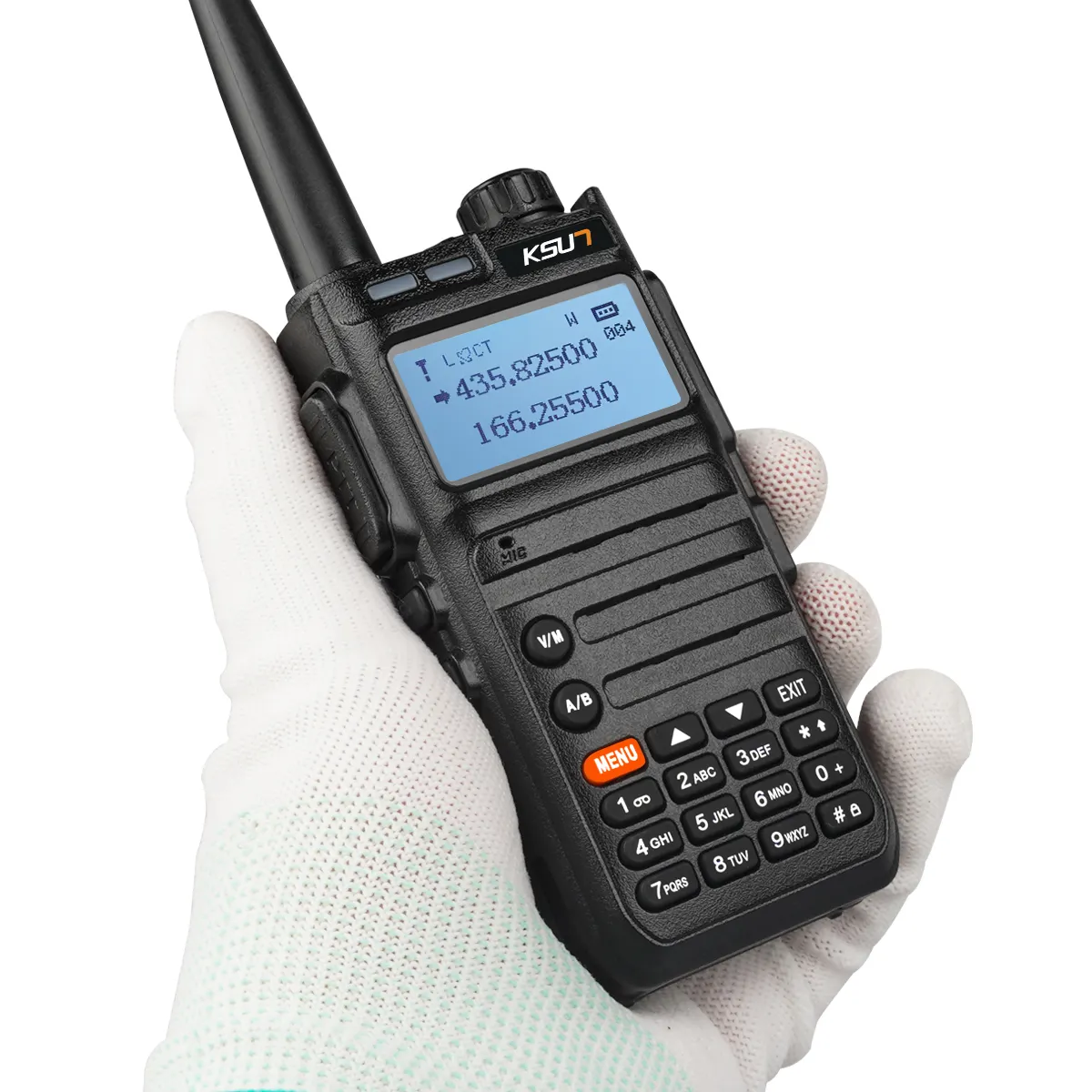 KSUN TFSI dispositivo de comunicação por rádio de longo alcance 2 vias 8W sistema de intercomunicação sem fio portátil UHF VHF banda dupla walkie-talkie