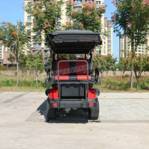 Voiturette <span class=keywords><strong>de</strong></span> golf électrique personnalisable 5KW AC, 4 places, batterie lithium 48V, châssis métallique, pour terrains <span class=keywords><strong>de</strong></span> golf et clubs - Product Image 4