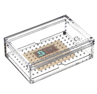 Boîtes de présentation de cigares et de cigarettes en acrylique personnalisées en usine: boîte de rangement de comptoir haut de gamme pour accessoire à fumer