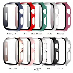 Smartwatch Funda completa Película templada Protector de pantalla Funda de reloj para <span class=keywords><strong>Apple</strong></span> <span class=keywords><strong>Watch</strong></span> 10 9 <span class=keywords><strong>8</strong></span> 7 Funda <span class=keywords><strong>45mm</strong></span> 41mm - Product Image 2