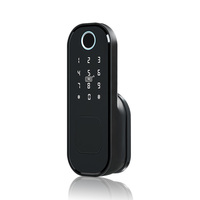 Lector de tarjeta llave simple Tuya impermeable Wifi huella dactilar cerraduras de puerta inteligentes cerradura inteligente digital