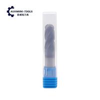 Fraise à queue sphérique 1/2 pouce à 4 cannelures en carbure monobloc, outil de fraisage CNC impérial pour le traitement de l'acier