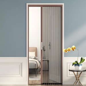 Nouvelle porte pliante en maille diamantée - Porte <span class=keywords><strong>moustiquaire</strong></span> anti-effraction et anti-insectes - Product Image 6