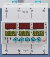 Catégorie de produit Stabilisateurs Protecteur de tension triphasé AC 3P 63A 380V Relais réglable haut/bas
