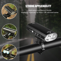 Support de lampe de vélo Gaciron H07M CNC en aluminium 6061 QR 360° °   Support de lampe de vélo réglable anti-vibration à dégagement rapide, accessoire