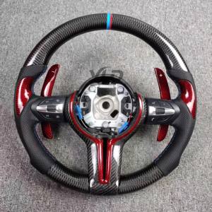 YLD Innenraum-Leder-<span class=keywords><strong>M</strong></span>-Lenkrad für BMW Serie 3 5 F10 F20 F30 F32 F36 F80 F82 M3 M4 M5 Sport-Rennlenkrad - Product Image 2