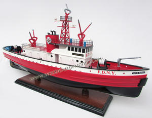 JOHN D McKEAN FIREBOAT BATEAU EN BOIS-Bateau artisanal de nouveauté artisanale - Product Image 6