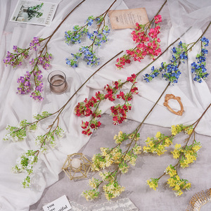 Flores Artificiales de Baby's Breath, Mezcla de Seda, Decoraciones para Bodas, Adornos para el Suelo, Ramos para la Sala de Estar - Product Image 1