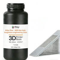 Resina 3D TJ-5536 385-405nm 1kg de Alta Resistencia 35MPa, Compatible con Impresoras LCD/DLP Comunes