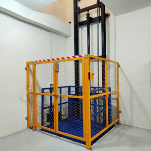 Elevador de Carga Industrial Pequeño de Acero al Manganeso de Alta Resistencia Hidráulico con Certificación CE, Montado en la Pared - Product Image 1