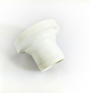 Trắng PBT <span class=keywords><strong>E27</strong></span> Treo Tường Đèn Cơ Sở Nhựa Điện Phẳng Vít Đuader Cho Tiết Kiệm Năng Lượng LED Ánh Sáng - Product Image 4