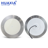 Projecteur LED RGB mural pour piscine AC 12V IP68 étanche en acier inoxydable 316SS, télécommandé, blanc, dimmable, garantie 2 ans