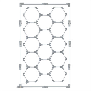 Lámpara LED de Techo Hexagonal Suspendida Personalizada de 6000K IP55 CRI90 para Garaje, Discoteca, Taller, Estudio de Detallado de Automóviles - Product Image 6