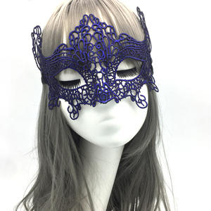 Halloween Party Masks <b>Sexy</b> Fox Half-Face <b>Erotic</b> Eyepatch Hot Lace Design for Stylized Events - Product Image 5