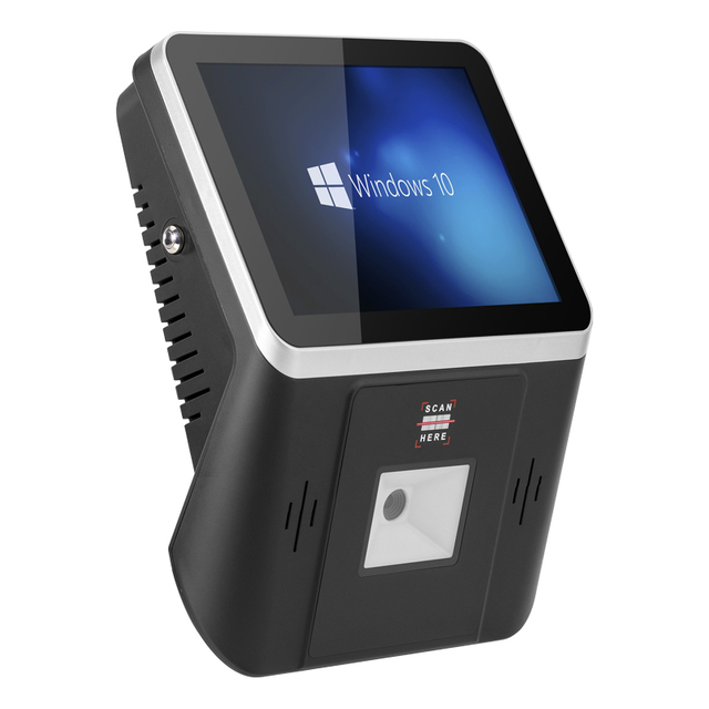 LICON 8-Inch Windows/Android 2D QR Barcode Scanner Kiosk Supermarket POS Grocery Price Checker with Payment Terminal ER200