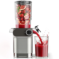 Extracteur de jus d'orange à froid multifonctionnel 110 mm, presse-agrumes lent 150W pour fruits entiers