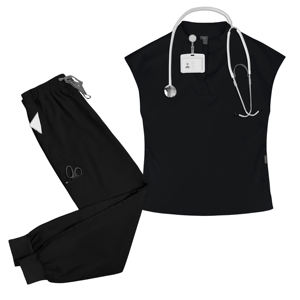 Conjuntos de uniformes médicos de moda Uniformes de <span class=keywords><strong>hospital</strong></span> de apoyo personalizado Ropa de trabajo de salón de SPA Unisex Spandex de alta calidad/algodón transpirable - Product Image 5