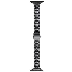 สายนาฬิกาโลหะสำหรับผู้หญิงแบบบางมีสไตล์สำหรับ iWatch 5ลูกปัดสายรัดข้อมือสแตนเลสสตีลเอวเล็กๆสำหรับแอปเปิ้ลวอทช์ - Product Image 6