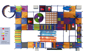 Bản vẽ thiết kế độc quyền tùy chỉnh thiết bị thương mại trong nhà công viên <span class=keywords><strong>Trampoline</strong></span> - Product Image 5