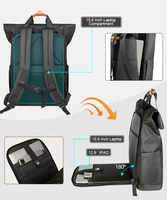 2024 nouveau sac à dos multifonctionnel pour hommes grande capacité extensible voyage sac à dos étanche roulant sac à dos pour ordinateur portable