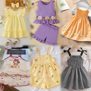Lotes de Ropa Infantil de Verano Usada al por Mayor, Mezcla de Edades, Poliéster/Algodón, Liquidación de Moda - Product Image 5