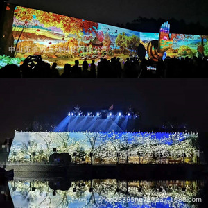 Pared inmersiva holográfica 5D para exteriores, mapeo 3D, recorrido cultural de exhibición de cuerpo de construcción para proyección de suelo interactiva - Product Image 2