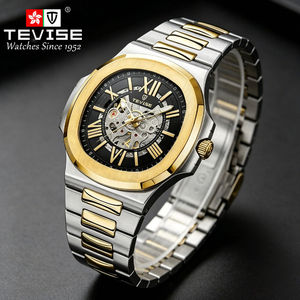Montre-bracelet automatique pour homme TEVISE T01, fabrication sur mesure, montre mécanique de luxe, étanche, acier, lumineuse, montre de business - Product Image 2