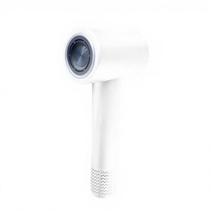 High-Power Foldable <b>Mini</b> Black Gold Hair Dryer Blue Ion Technology High-Speed Nozzle Diffuser Hot Heat Settings Home Travel - Product Image 4