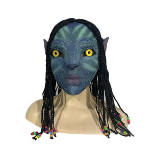 Disfraz de Cosplay de Avatar 3 con máscara de látex de elfo alienígena para hombres y mujeres para fiesta de carnaval o festividades de Pascua - Product Image 5