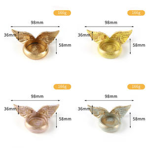 TC Vintage Resin <strong>Angel</strong> <strong>Candle</strong> <strong>Holders</strong> for Candlelight Dinner Ornaments Home Decoration and Gifts Candlestick With Wings - Product Image 5