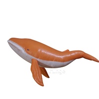 Ballon de requin gonflable décoratif pour aquarium, poisson requin suspendu gonflable