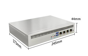 อุปกรณ์ไฟร์วอลล์ BKHD ขนาด 13 นิ้ว รุ่น J5025ES J1900 N2830 4 LAN กิกะบิต พร้อม VPN เกตเวย์ เร้าเตอร์เครือข่าย มินิพีซี - Product Image 2